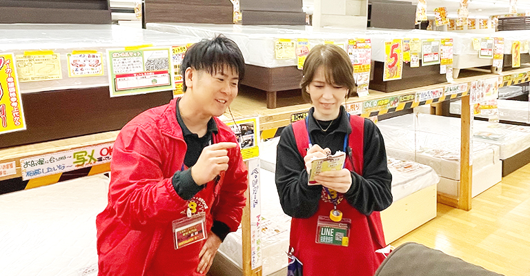 みんながフォローしあい、一緒にお店をつくっていく。